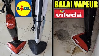 balai vapeur VILEDA LIDL  comparatif avec silvercrest Steam Mop Dampfmopp [upl. by Ettie]