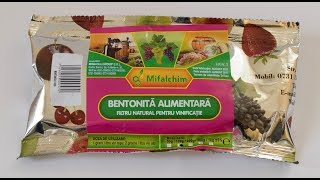 Limpezirea vinului in mod natural cu BENTONITA ALIMENTARA [upl. by Alguire]