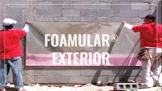 Instalación Aislamiento Foamular® con Empastado en Muro Exterior [upl. by Jenne]