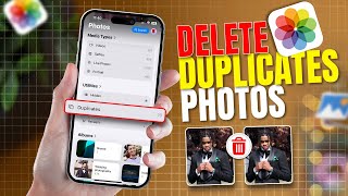 How to Remove Duplicates in Photos in iPhone  Free Up iPhone Storage [upl. by Uile]