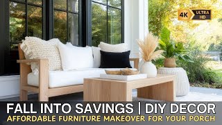 FALL INTO SAVINGS Affordable Furniture Makeover for Your Porch [upl. by Collum781]