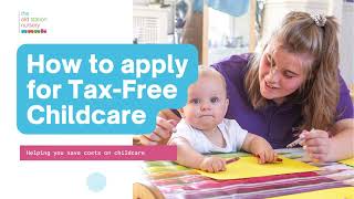 How to apply for TaxFree Childcare [upl. by Gertrudis]