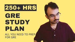 Complete Study Plan for New Shorter GRE 250 hours of Prep [upl. by Thia]