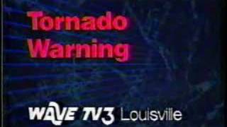 WAVETV 1986 Don Schroeder Tornado Warning [upl. by Gutow553]