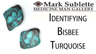 Native American Indian Jewelry How to Identify Genuine Bisbee Turquoise in Native American Jewelry [upl. by Izmar356]