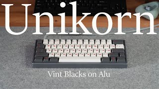 Unikorn R1 Sound Test Vint Blacks on Aluminum [upl. by Odnanreh]