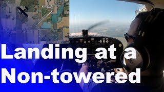 Ep 13 Landing at an Airport with No Control Tower  How TO [upl. by Faunia]