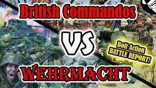 Royal Marine Commandos Vs German Grenadiers  1000pts Late War  Bolt Action 2nd Ed [upl. by Weissmann]