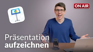 Präsentation als Video aufzeichnen  Apple Keynote Tutorial deutsch [upl. by Sussman]