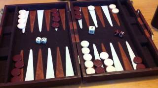 Brettspill med Takras Backgammon [upl. by Sairacaz]