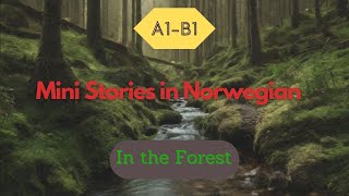 Mini Stories in Easy Norwegian In the Forest  Norwegian Listening Practice [upl. by Maighdiln]