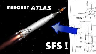 Mercury Atlas rocket launch SFS [upl. by Yreffeg]