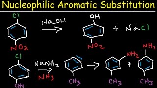 Nucleophilic Aromatic Substitution Reaction Mechanism  Meisenheimer Complex amp Benzyne Intermediate [upl. by Chae]