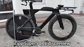 Zipp Super9 carbon clincher disc wheel review [upl. by Nitsew863]