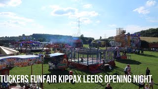 Fun Fair Vlog Tuckers Kippax Leeds Opening Night July 2021 [upl. by Olenka161]