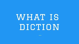 what is diction  Style of writing [upl. by Bendix]