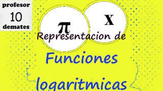 Representación de funciones 02e logaritmicas ejercicios [upl. by Clance]