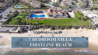 7 Bedroom Beachfront Holiday Villa Marbella [upl. by Seldun]