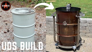 My DIY Ugly Drum Smoker Build  No Welding [upl. by Jemmie]