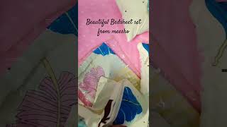 Unboxing Viral Bedsheet set from Meesho  Affordable amp Stylish Bedding Reviewmeeshoyoutubeshorts [upl. by Keram]