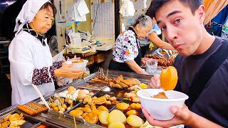 31 Japanese STREET FOODS Across Japan TOKYO Oden OSAKA Sushi KYOTO Mochi  FUKUOKA Ramen [upl. by Norraj570]