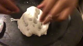 Making slime with daiso clay 1st time [upl. by Erdried]