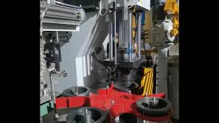 fully automatic aluminum rotor casting machine [upl. by Cecily]