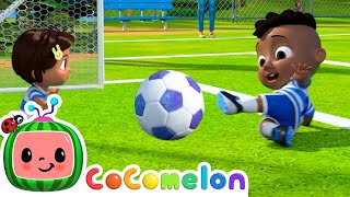 Soccer Song Fun Outside Special  Cody amp JJ Its Play Time CoComelon Kids Songs [upl. by Piane91]