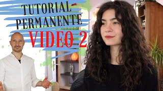 Tutorial Permanente come fare una Permanente morbida anche su capelli lisci e difficili ❗️VIDEO 2😉 [upl. by Tnecnev]