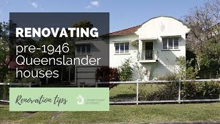 Queenslander Houses Renovating a pre1946 Queenslander house [upl. by Aitahs]