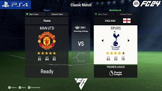 FC 24  Manchester United FC VS Tottenham Hotspur FC  Premier League [upl. by Alaehs]