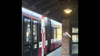 TTC Bombardier Flexity Outlook 4554 Departing Long Branch Loop lightrail [upl. by Yraeht]