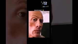 The rock Eyebrow Challenge trending funny viralvideo funnyreel comedy shorts [upl. by Egwin589]