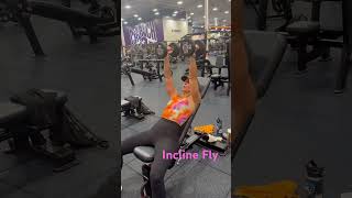 Incline fly using bench [upl. by Base]