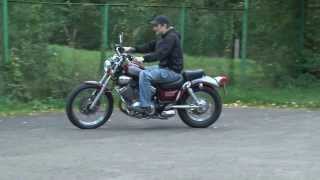 yamaha virago 400 ride [upl. by Ahsemrac]