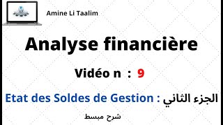 Etat des Soldes de Gestion  ESG [upl. by Moon868]