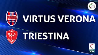 Virtus Verona  Triestina 02  Gli Highlights [upl. by Tatianas]