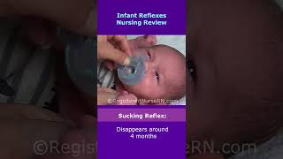 Infant Reflexes Nursing Review in 48 Seconds shorts nursing nclex [upl. by Skell406]