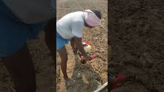 Hole digging machine 4 stroke farmer machine trending shorts [upl. by Nancey]