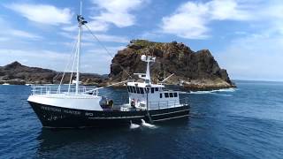 CRAYFISHING ON THE WESTCOAST OF TASMANIA GOOD DRONE FOOTAGE [upl. by Annaesor]