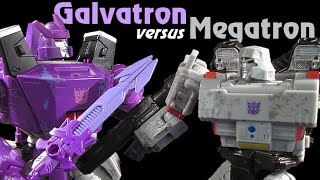 GALVATRON VS MEGATRON  part 2 Transformers Stopmotion [upl. by Mattheus167]