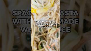 Lunch box Series Spaghetti with this home made white sauce is going to melt your heart Try it [upl. by Avilo]