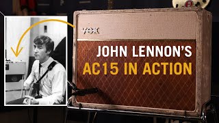 John Lennons AC15  played again after going missing for SIXTY years [upl. by Fulviah177]