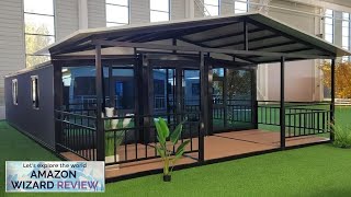 Foldable House 2024  Luxury Modern Prefab Villa  Insulated Portable Expandable Review [upl. by Vadim702]