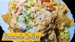 HOMEMADE NACHOS RECIPE I Easy amp Yummy [upl. by Gati]