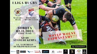 Wataha Rugby Club Zielona Góra  Posnania Rugby Club 2 listopada godz 1800 [upl. by Yessak]