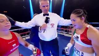 Dina Thorslund Vs Jessica Arreguin Munoz  WBC Super Bantamweight Title 25818 [upl. by Kcirddor]