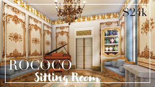 How to Build ROCOCO  Rococo Salon  24k  Bloxburg [upl. by Griggs964]