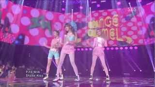 Orange Caramel  Milkshake amp LIPSTICK  Comeback Stage 16 Sep2012 [upl. by Assanav]