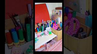 Desk Makeover DIY Desk Organiser shorts diy like subscribe [upl. by Allrud]